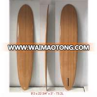 Best quality best selling top level wood surf long boards