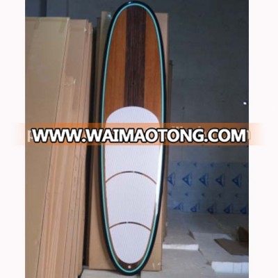 11'0 Wooden SUP Paddle Boards Customized Fiberglass Wooden Stand up Paddle Board