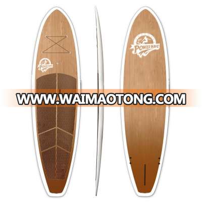 2018 Performance Bamboo Stand up Paddle Board Epoxy Surf Paddle Boards